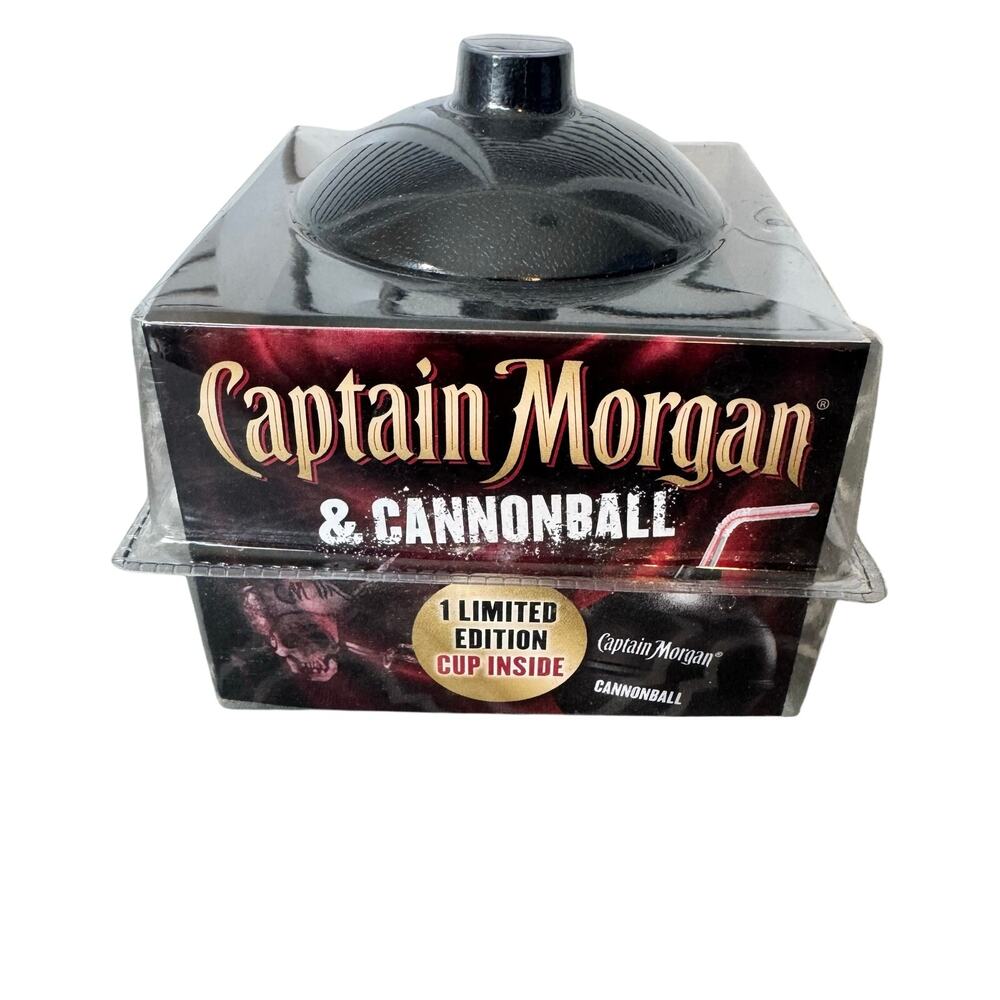 Captain Morgan Cannonball Limited Edition Drink Cup original packaging new 8oz